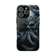 Black Skull Octopus Tough Case For IPhone , Phone Cover Protective