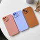 Shockproof For iPhone 13 12 11 Cover Colours 14 Pro Max XS 8 7 SE Silicone Case