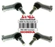 Honda TRX 400 Foreman FW Tie Rod Set 4 OEM Tie Rod Ends Fourtrax Foreman 400