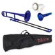 pBone Bb Plastic Trombone - Lightweight pInstruments Design with Ergonomic Gr...