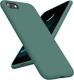 OTOFLY Ultra Slim Fit Liquid Silicone Shockproof Case for iPhone Pine Green 