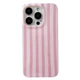 ZTOFERA for iPhone 13/14 Case with 13/14, Pink | Vertical Stripe 