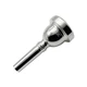 Missmore Professional 12C Plated Trombone Mouthpiece - Precision Crafted Silver