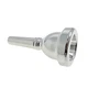 Cheerock 6 1/2AL Trombone Mouthpiece, Silver Plated 6 Silver, silver 
