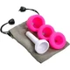 Nuvo jHorn Mouthpiece Set in tote bag WhitePink