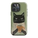MORNING MOOD Black Cat Phone Case for iPhone 11-17 Artsy MagSafe