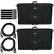 Gator Cases G-LCD-TOTE50 50" Padded LCD / LED Panel Transport Bags (2 Pack)