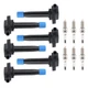 6X Ignition Coils + Iridium Plugs for Honda Pilot 3.5L V6 2009-2015 30520RN0A01