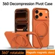 Magnetic 600D Aramid Fiber Pattern Case For iPhone 16 17 Pro Max Magnetic Cover