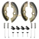 Front Brake Shoes Kit for Honda FourTrax Foreman 350 TRX350D 4x4 1987 1988 1989