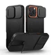 SURITCH Case for iPhone 12 13 14 15 16 Pro Max Plus 16e Series with Camera Cover