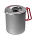 EVERNEW Titanium Lightweight Pasta Camping Pot with Strainer Lid, 750, Small