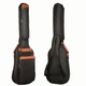 moosiker Bass Guitar Bag Gig 45.67 x 13.3 x 2.55 inches, Orange + Black