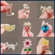 New Fashion Women Animal Bow Brooches Metal Small Brooch Pin Rhinestone
