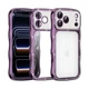 For iPhone 17 Pro Max 16 15 14 Shockproof Plating Bling Diamond Clear Case Cover