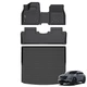 GINOWY-Floor Mats & Cargo Liner for Nissan Ariya 2023 2024 2025, All Weather ...