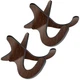 Ukulele Stand 2Pair Portable Stand for Ukulele .Mandolins .Violins Black Walnut