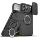 For iPhone 17 Pro Max 16 15 14 13 12 Rugged Magnetic Case with Ring Camera Cover
