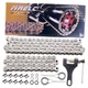 420 Jackshaft Chain 42Link+Standard Roller Chain 90 Link+ Chain Breaker, fit 