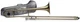 Stagg Model WS - TB225S Bb Tenor Brass Slide Trombone with Soft Case