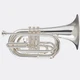 Blessing Marching Baritone in Bb, .571" Bore, Silver-Plate, Outfit