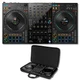 Pioneer DJ DDJ-FLX10 4-Channel DJ Controller with Headliner Soft Case for FLX10