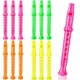 Etmact 12 Pack 5.5 Inches Plastic Recorders for Kids, Mixed inches,