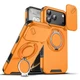 For iPhone 17 Pro Max 16e 15 14 13 12 Magnetic Ring Stand Case Slide Lens Cover