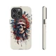 War Chief Skull Tough Case For IPhone , Phone Cover Protective