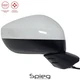 Passenger Side Mirror for 2022-2025 HONDA CIVIC LX/Si/Sport w/Power 3pin White