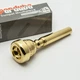 Parduba Double Cup 4.5 24K Gold Trumpet Mouthpiece NEW!