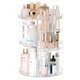 Jiavarry Rotating Makeup Organizer Diy 8 Adjustable Layers Spinning Skincare