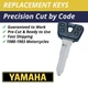 Yamaha Motorcycle Keys 1980-1983 Replacement Key Cut to Code C34344-C44331