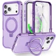 For iPhone 17 Pro Max 16 15 14 13 Mag Safe Case with Screen Protector Ring Stand