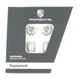 Genuine PORSCHE Valve Cap Set Silver with monochrome Porsche Crest 99104460268