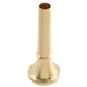 BokWin 1 Pcs French Horn Mouthpiece,2.68"Deep Cup Mouth Horn,Mini Brass Gold