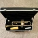 Etude Bb Trumpet Gold Lacquer Brass, 3 Piston Valves, Case & Mouthpiece 
