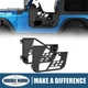 Hooke Road 2pcs Off-Road Steel Tubular Half Door for 1997-2006 Jeep Wrangler TJ