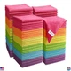 Orighty Microfiber Cleaning Cloth Pack of 120, Microfiber Towels for Cars,