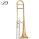XO 1632RGL-LT Professional Gold Lacquered Yellow Brass Tenor Trombone With Case