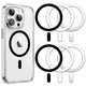 MagSafe Metal Ring Sticker Magnetic Adapter for iPhone 12-17 Phone Case Black