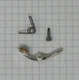 Blessing BTR1287 Trumpet Water Key Kit, 3rd Slide, Silver-Plate
