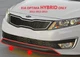 Front Bumper Lower Deflector Optima HYBRID 2011-2012-2013 OEM Lip Spin Splitter