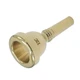 Cheerock 12C Trombone Mouthpiece, Gold Plated Small Shank Gold, gold 