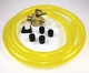 Fumoto F137S Oil Drain Valve - 4 Caps & 3' Pro Flex 3/8" ID Tubing - S/S F107S