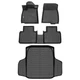GINOWY-Floor Mats & Cargo Liner for 2018-2022 Honda Accord (for Gas & Sport V...