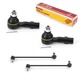 Outer Tie Rod End & Front Sway Bar Link Kit for 06-14 Honda Ridgeline 4 PCS