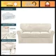 4-Piece Stretch Velvet Sofa Covers for 3 Cushion Couch, Elastic Furniture Protec