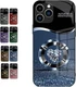 Diamond Heart Ring Tempered Glass Case, Shockproof Anti-Drop Case for iPhone 17