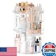 Jiavarry Rotating Makeup Organizer Diy 8 Adjustable Layers Spinning Skincare